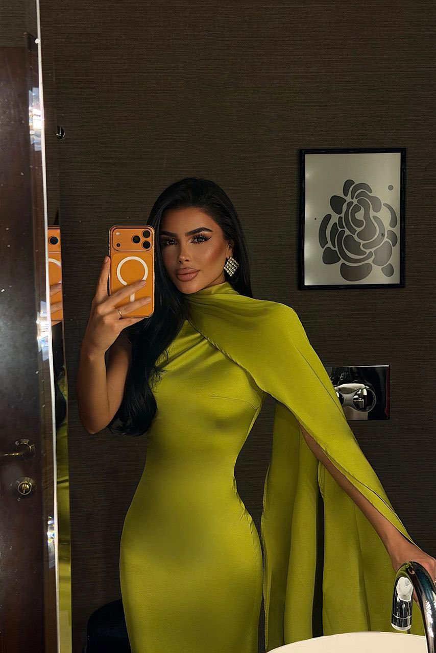 Olive Luxe Satin Evening Jumpsuit ✨